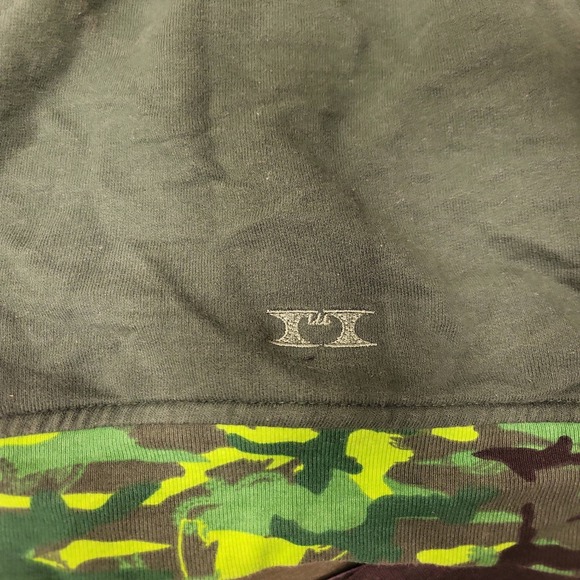 I am an Individual Jacket Mens Extra Large XL Green Camo Full Zip Cotton Blend - Picture 15 of 16